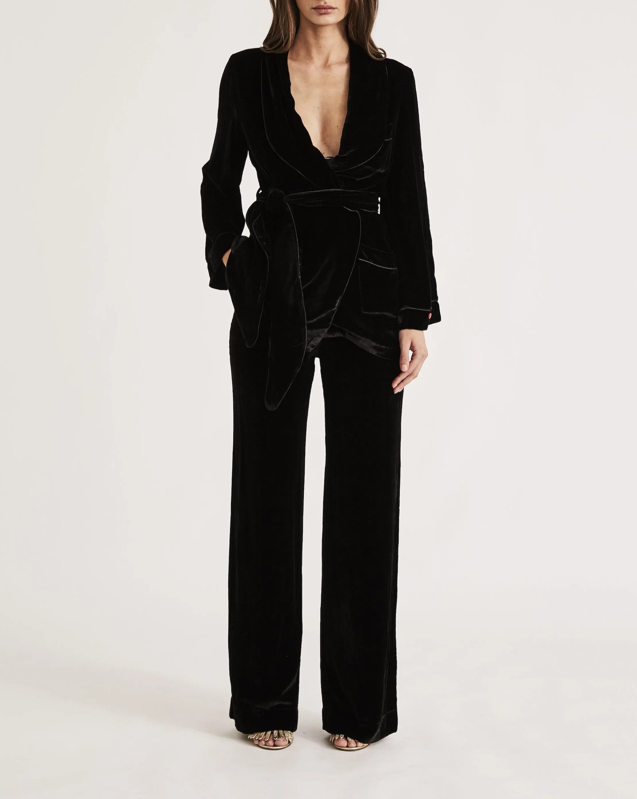 BON VIVANT ROBE {BLACK}