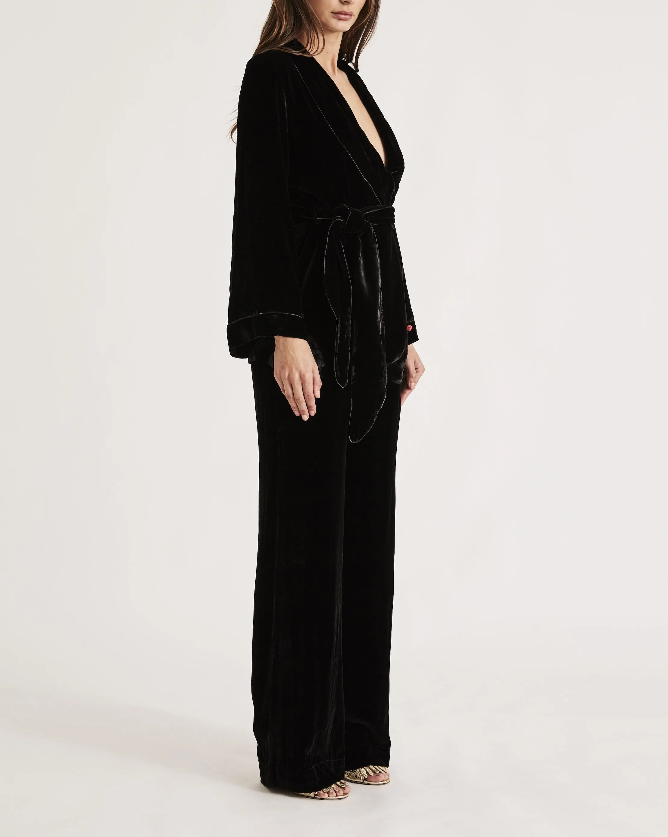 BON VIVANT ROBE {BLACK}