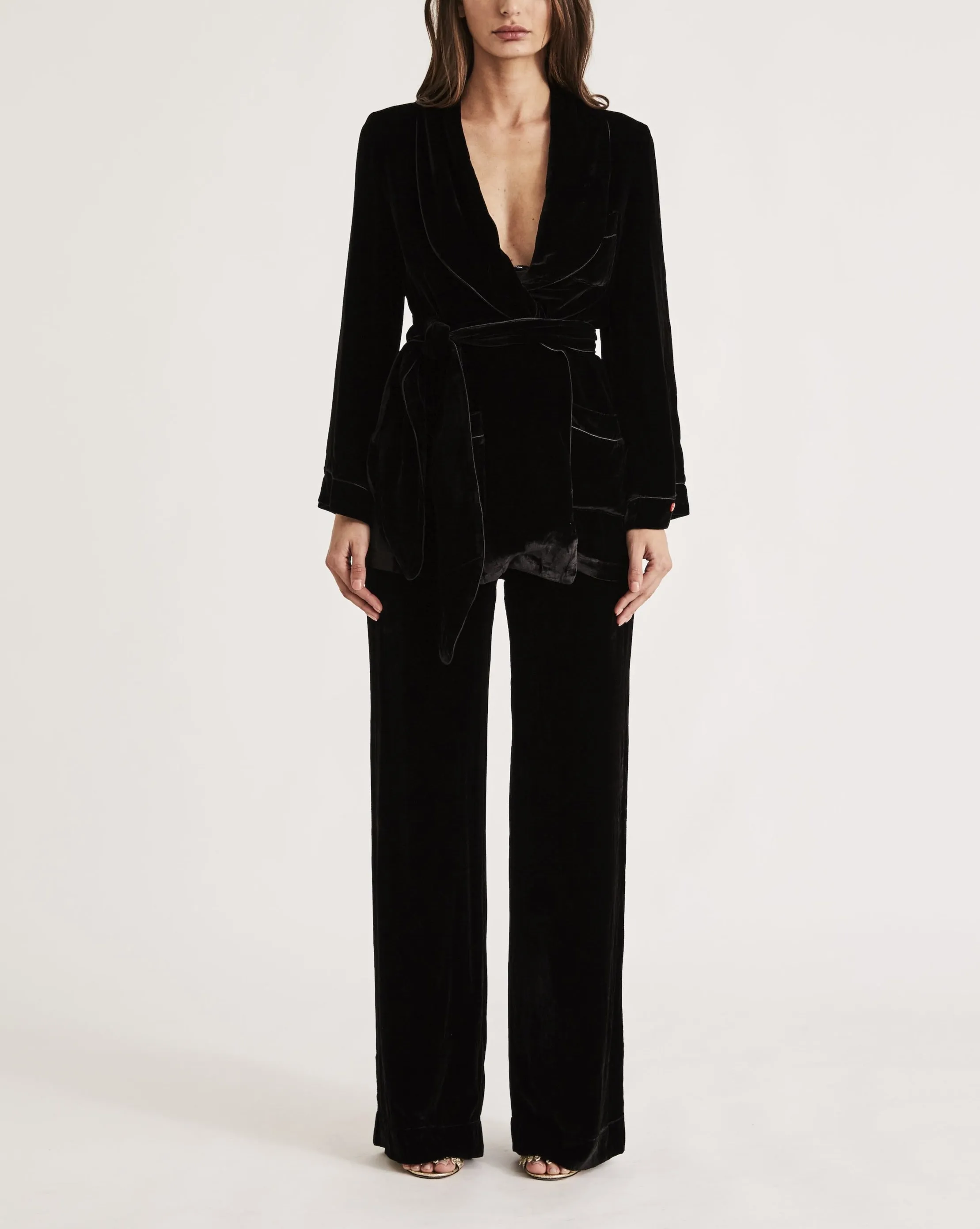 BON VIVANT ROBE {BLACK}