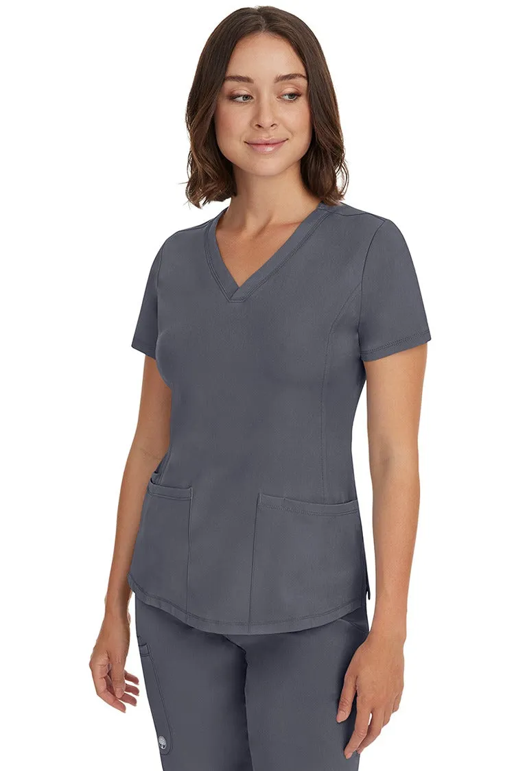 HH Works Women's Scrub Set Monica Top & Rebecca Pant | Pewter