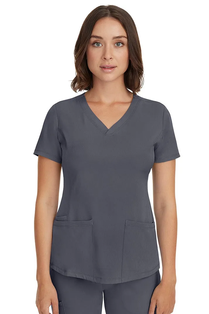 HH Works Women's Scrub Set Monica Top & Rebecca Pant | Pewter