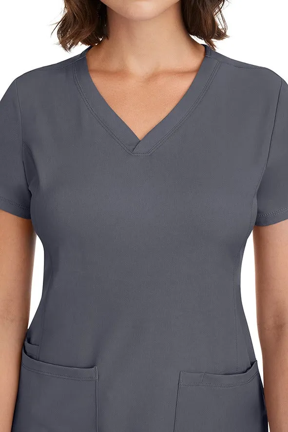 HH Works Women's Scrub Set Monica Top & Rebecca Pant | Pewter