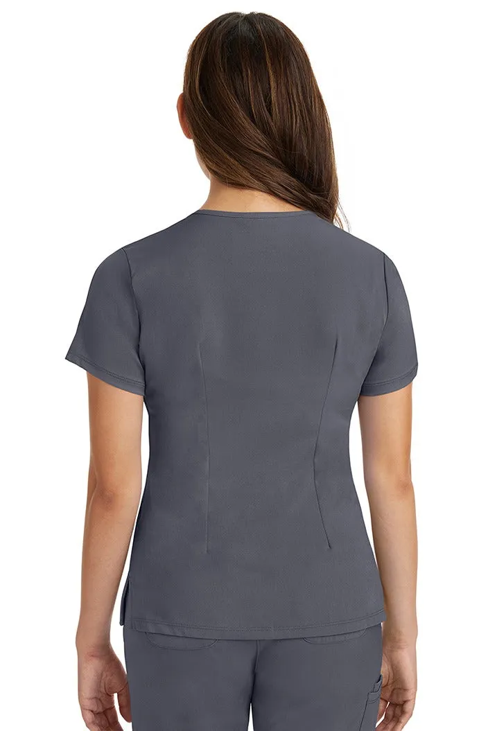 HH Works Women's Scrub Set Monica Top & Rebecca Pant | Pewter