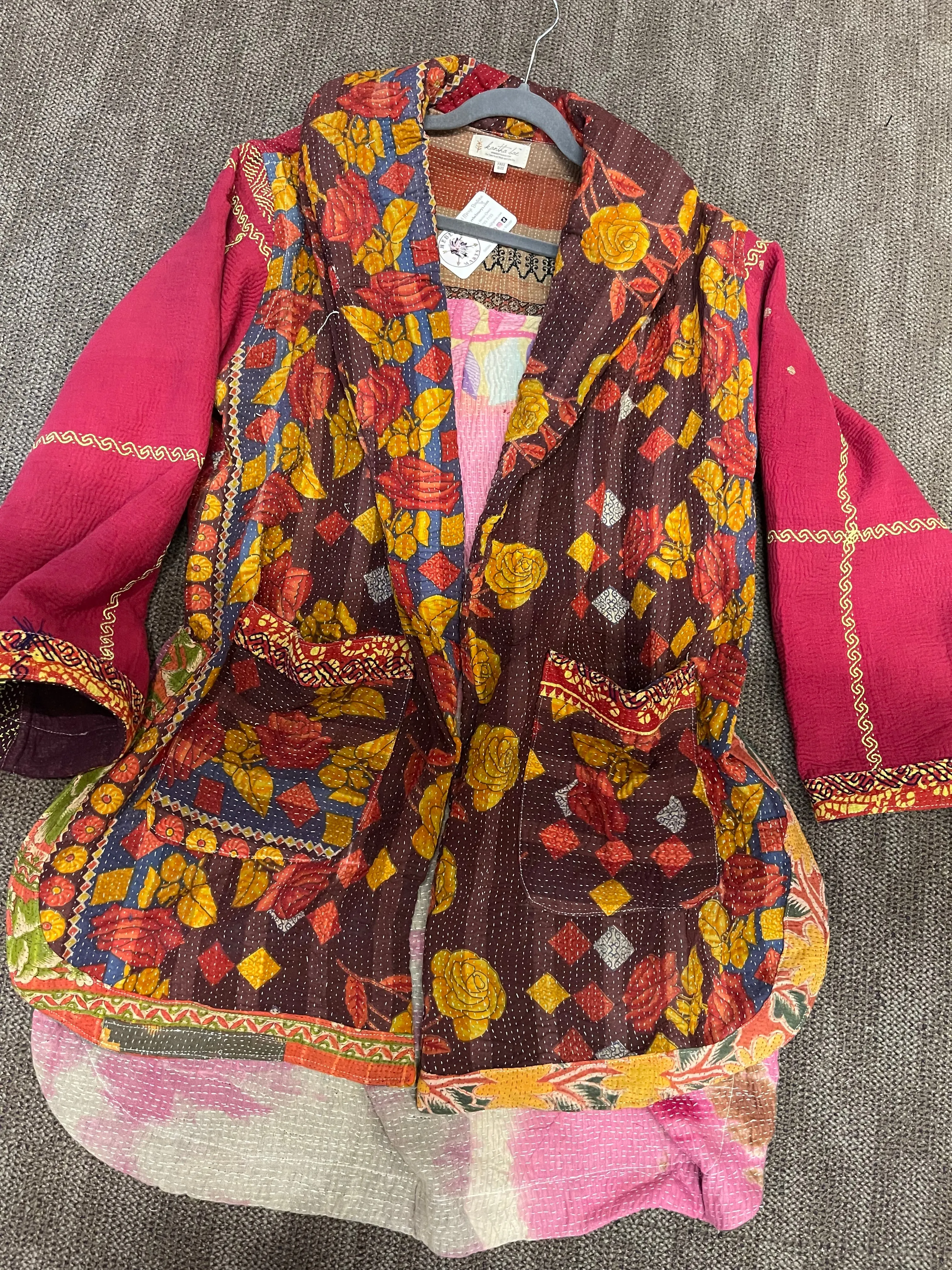 Kantha Drifter Coat