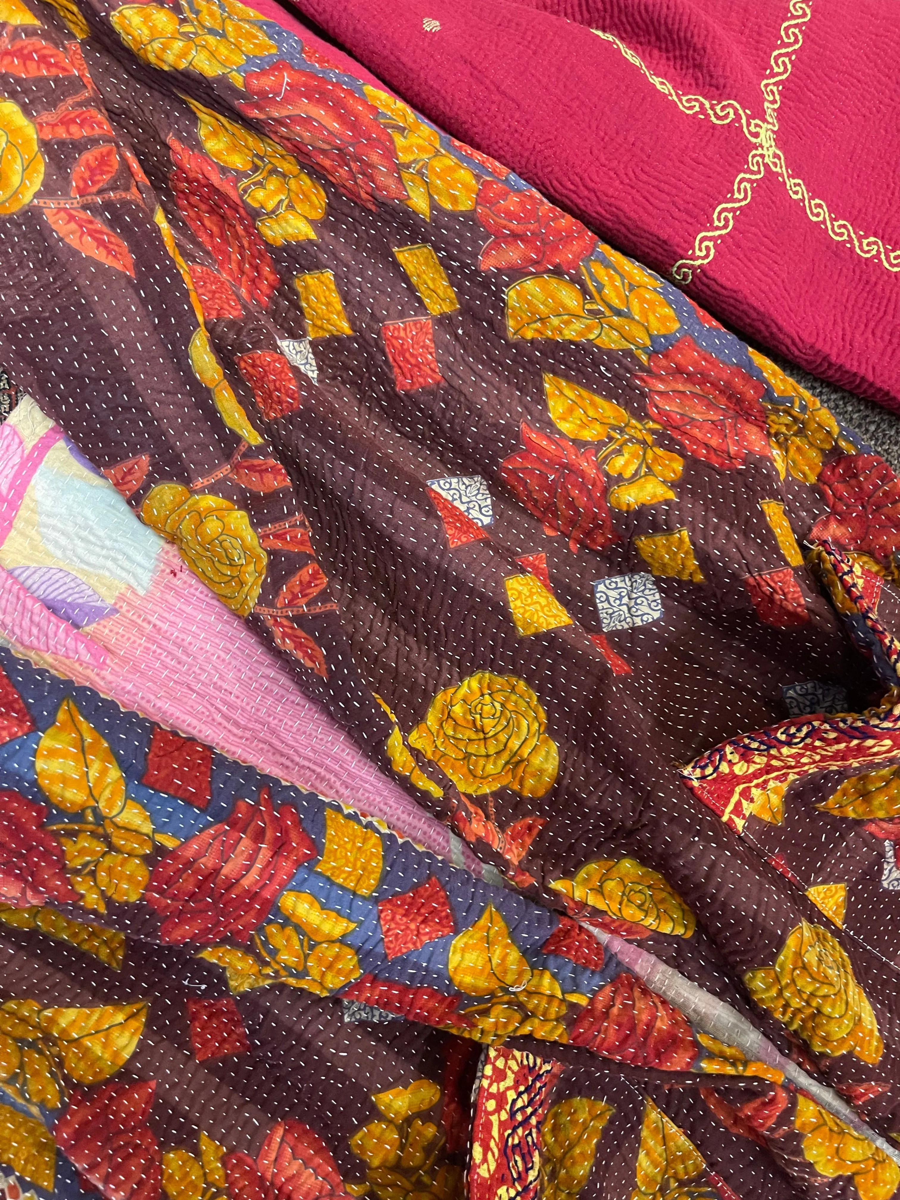 Kantha Drifter Coat