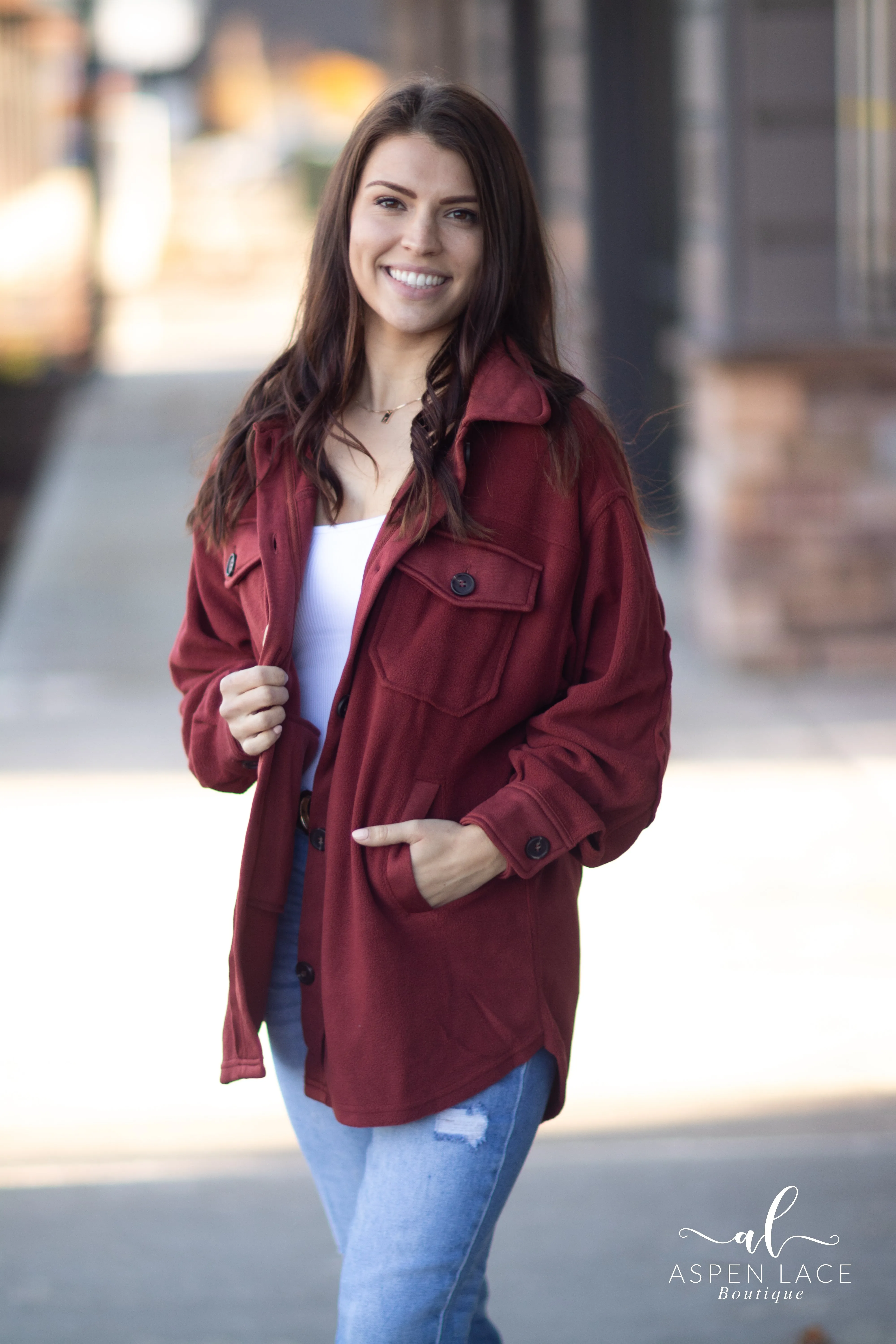 Korrie Shacket (Dark Rust)