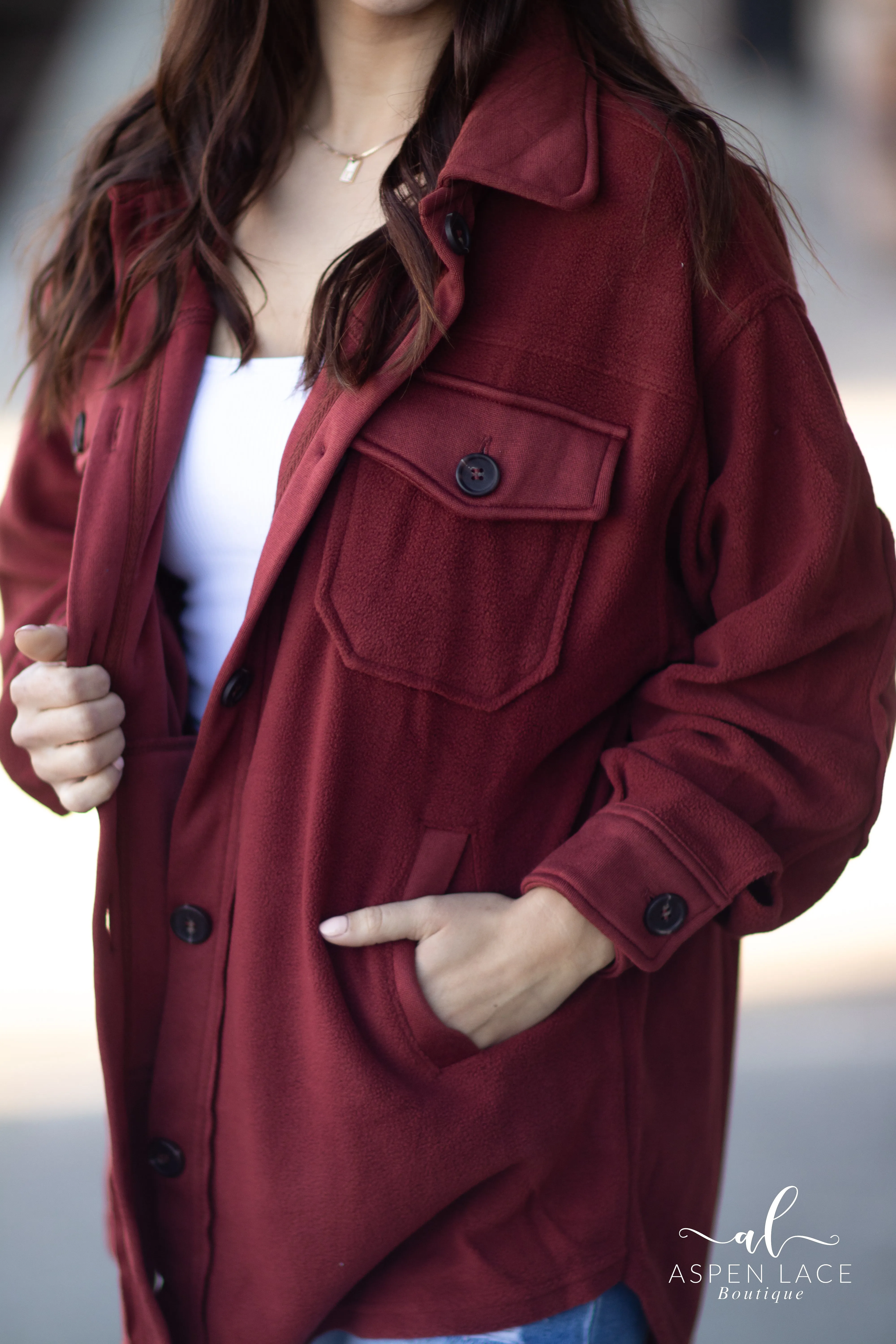 Korrie Shacket (Dark Rust)