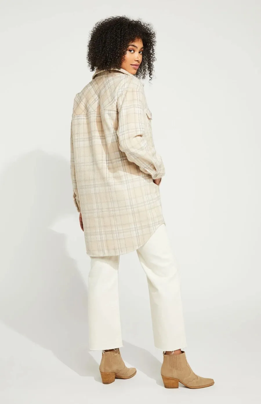 Leighton Pebble Plaid Shacket