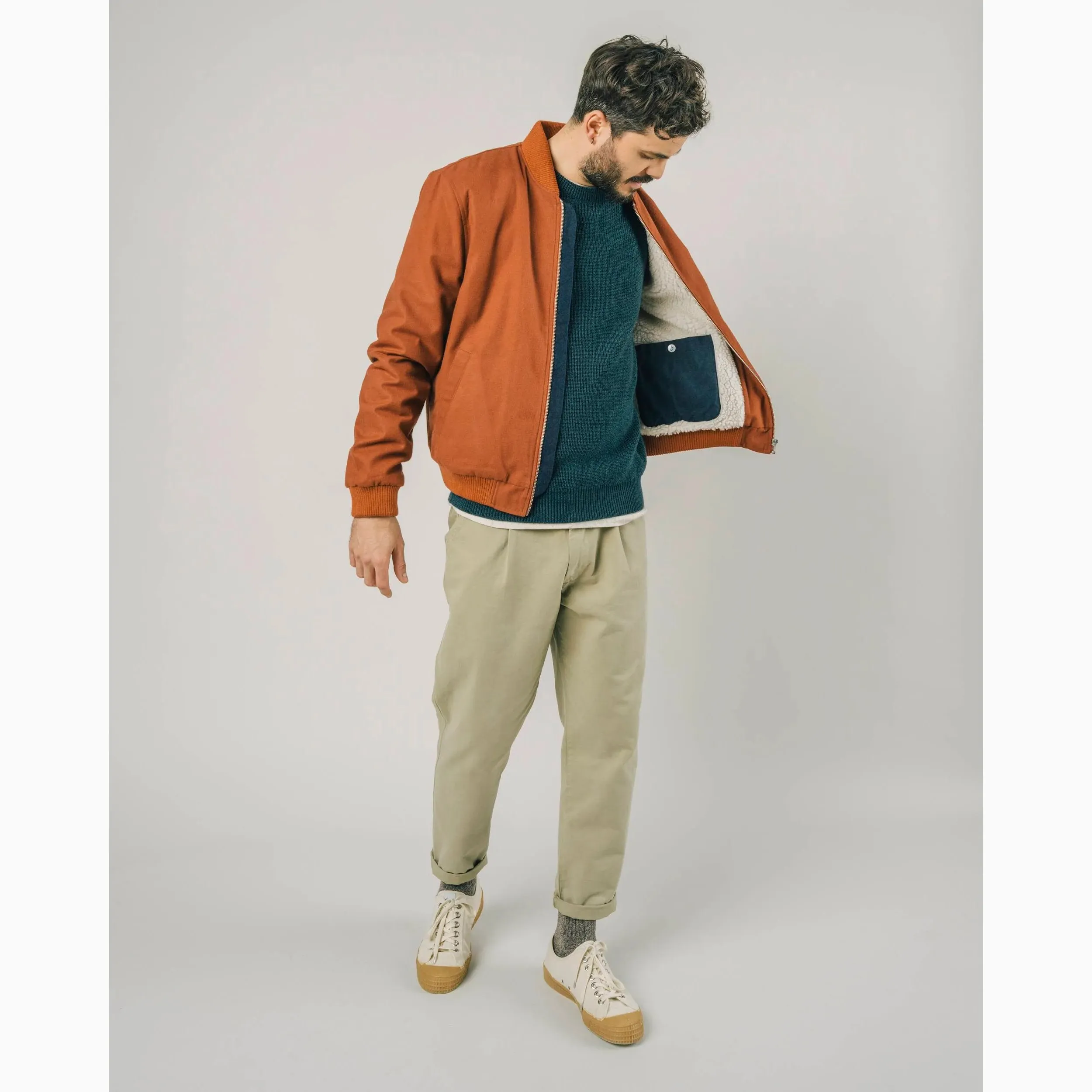 Lined Bomber Jacket