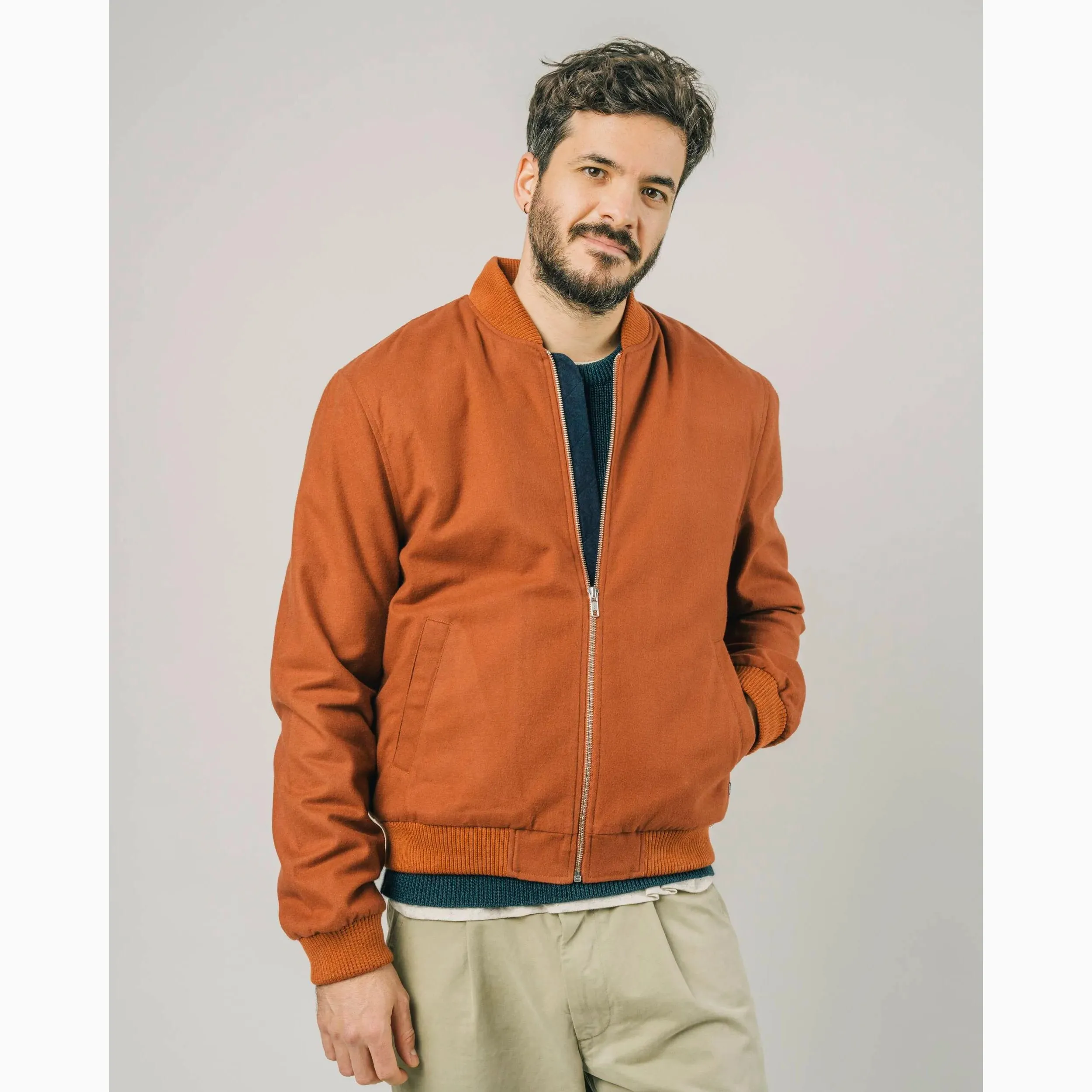 Lined Bomber Jacket