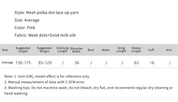 Long Sleeved Mesh Polka Dot Lace Up Camisole Ballet Shawl