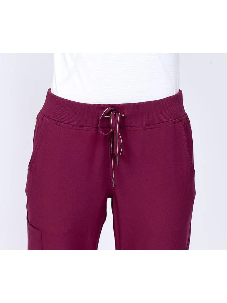 Meraki Sport Women's Yoga Scrub Pant | Wine