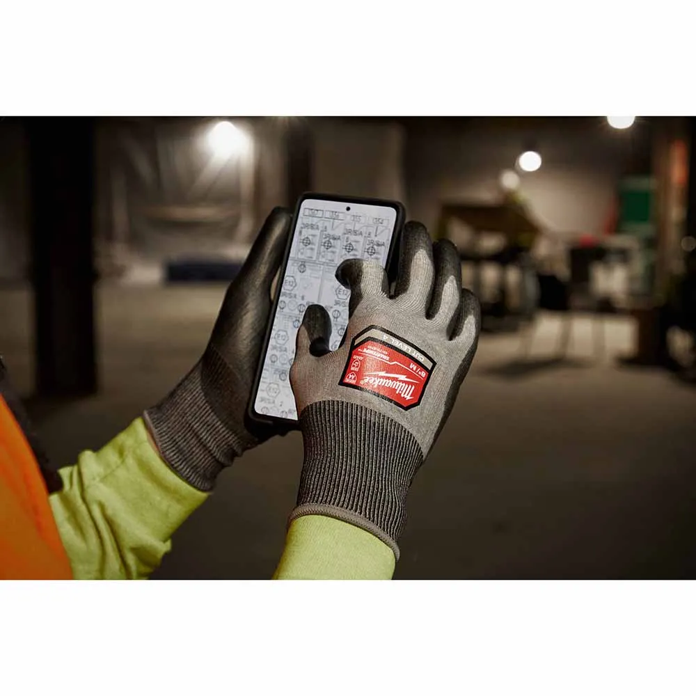 Milwaukee 48-73-8740B High Dexterity A4 Polyurethane Dipped Gloves - Small