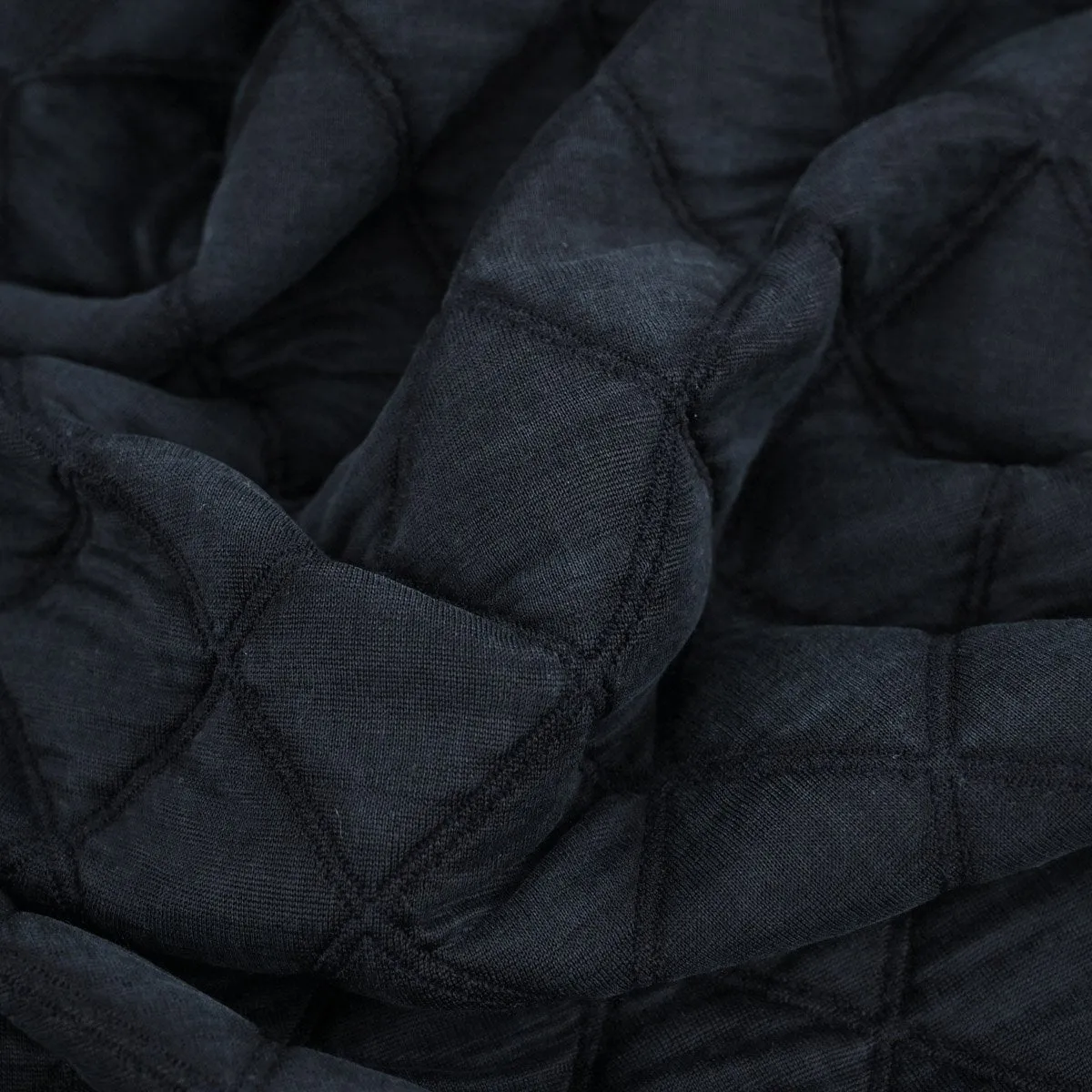 Navy Quilted Fabric 3236