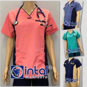 Scrub Suit 06B High Quality Medical Doctor Nurse Scrubsuit Cargo 6 Pocket Pants Unisex Scrubs (can now accept name embroidery)