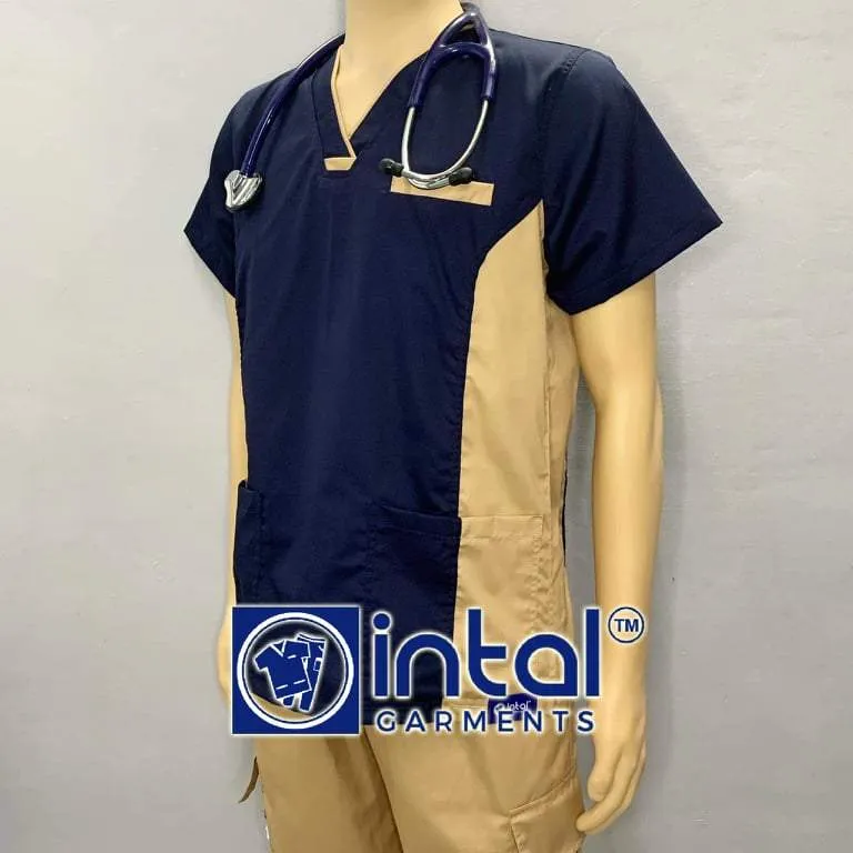 Scrub Suit 06B High Quality Medical Doctor Nurse Scrubsuit Cargo 6 Pocket Pants Unisex Scrubs (can now accept name embroidery)