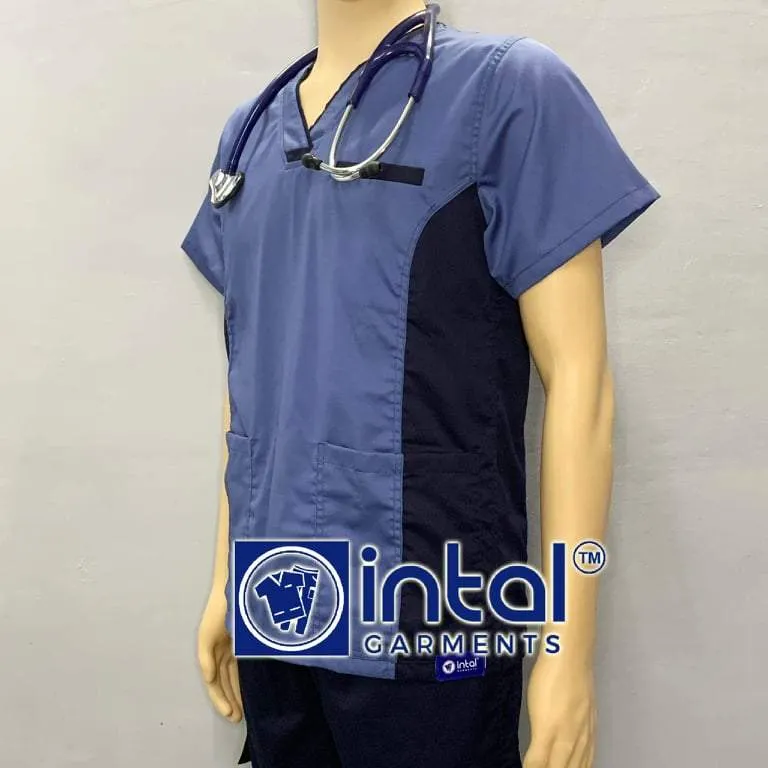 Scrub Suit 06B High Quality Medical Doctor Nurse Scrubsuit Cargo 6 Pocket Pants Unisex Scrubs (can now accept name embroidery)