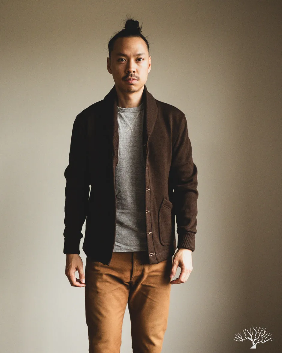 Shawl Sweater Coat 2.0 - Brown (Modified)