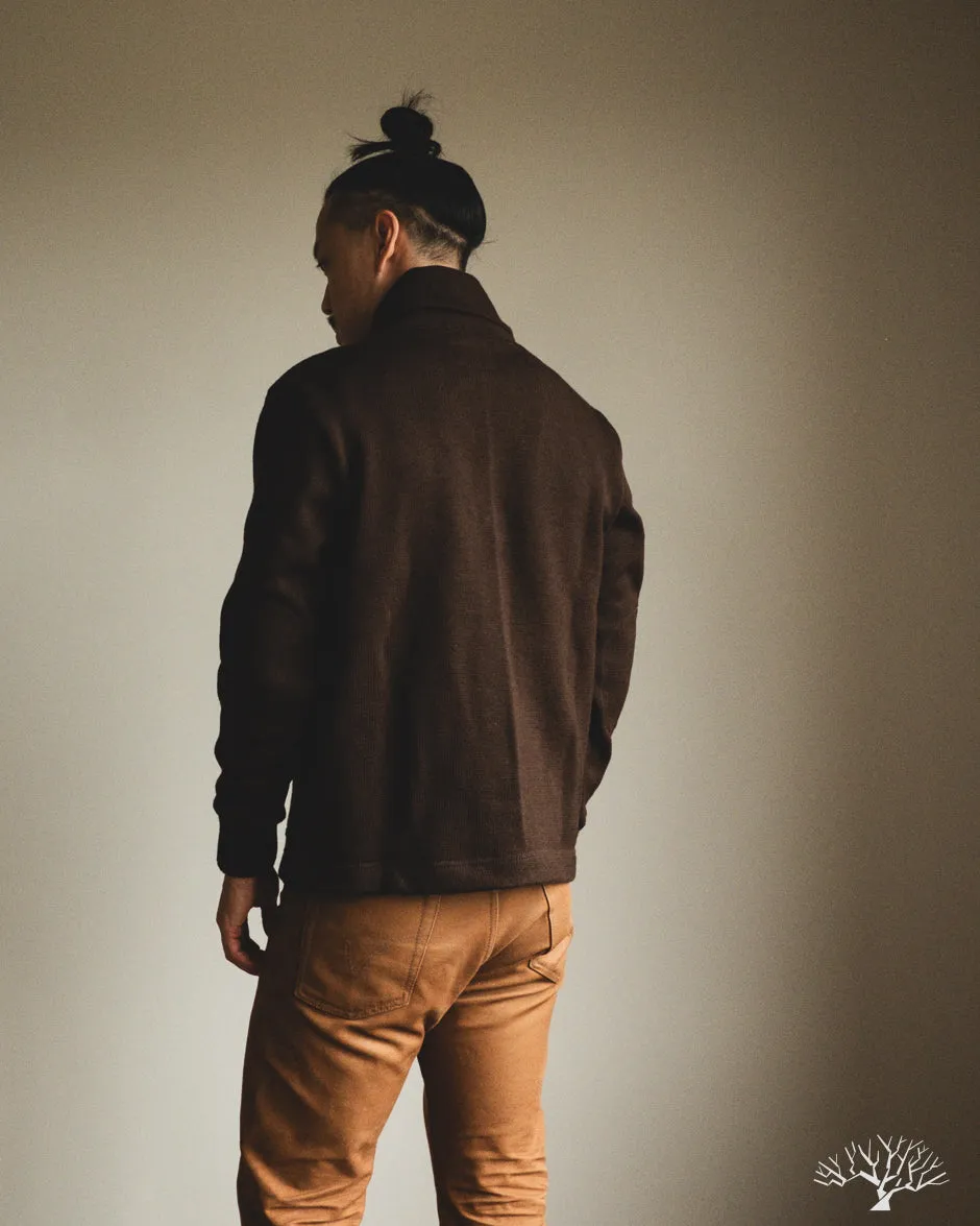 Shawl Sweater Coat 2.0 - Brown (Modified)