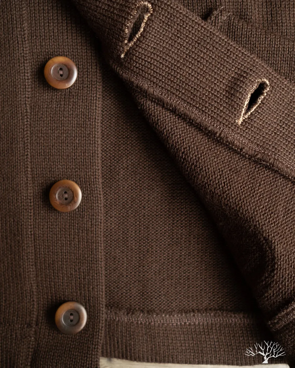 Shawl Sweater Coat 2.0 - Brown (Modified)