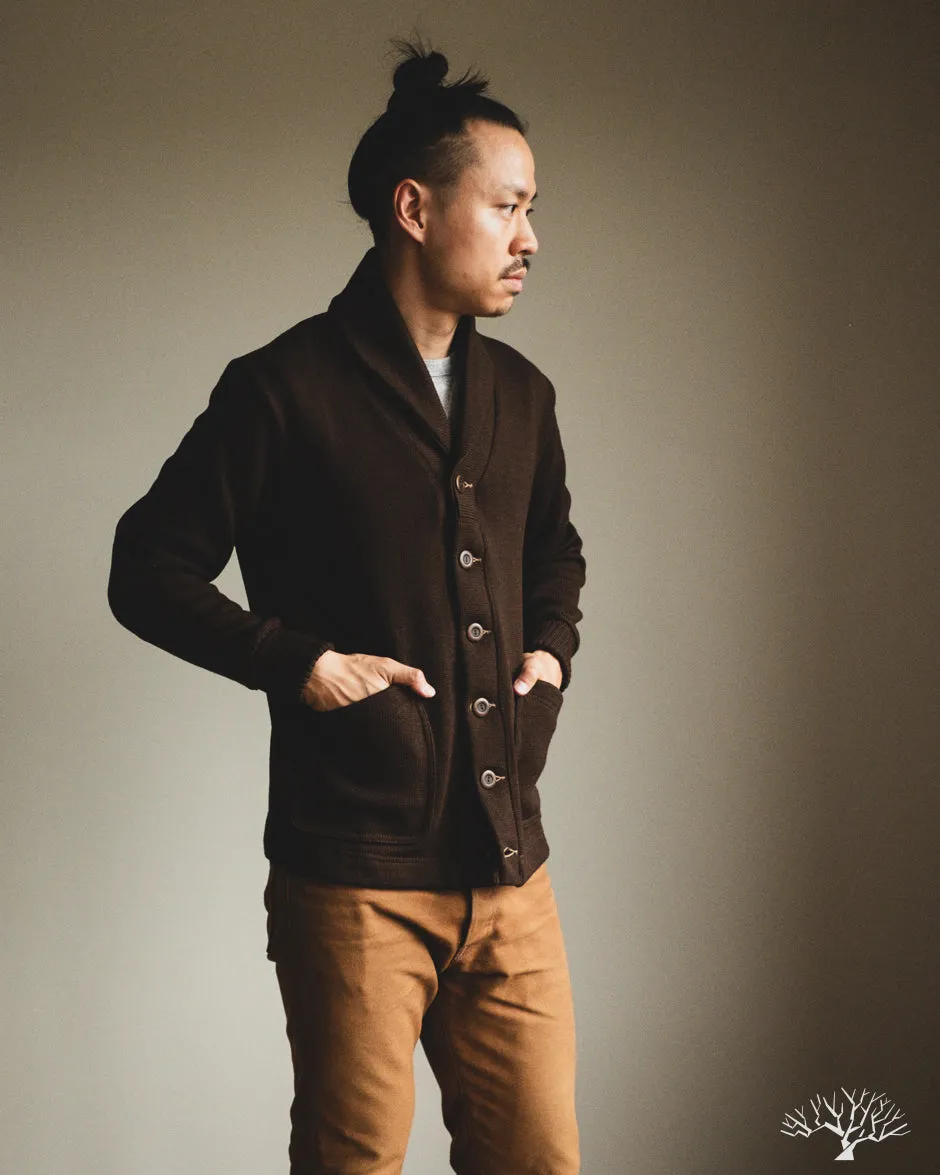 Shawl Sweater Coat 2.0 - Brown (Modified)