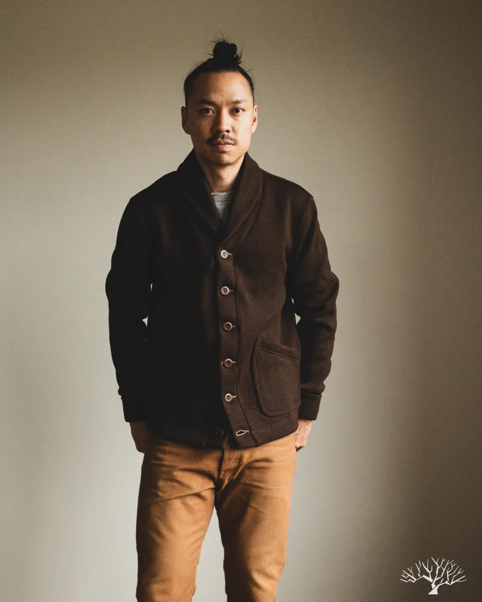 Shawl Sweater Coat 2.0 - Brown (Modified)