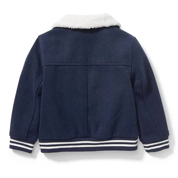 Sherpa Collar Bomber Jacket