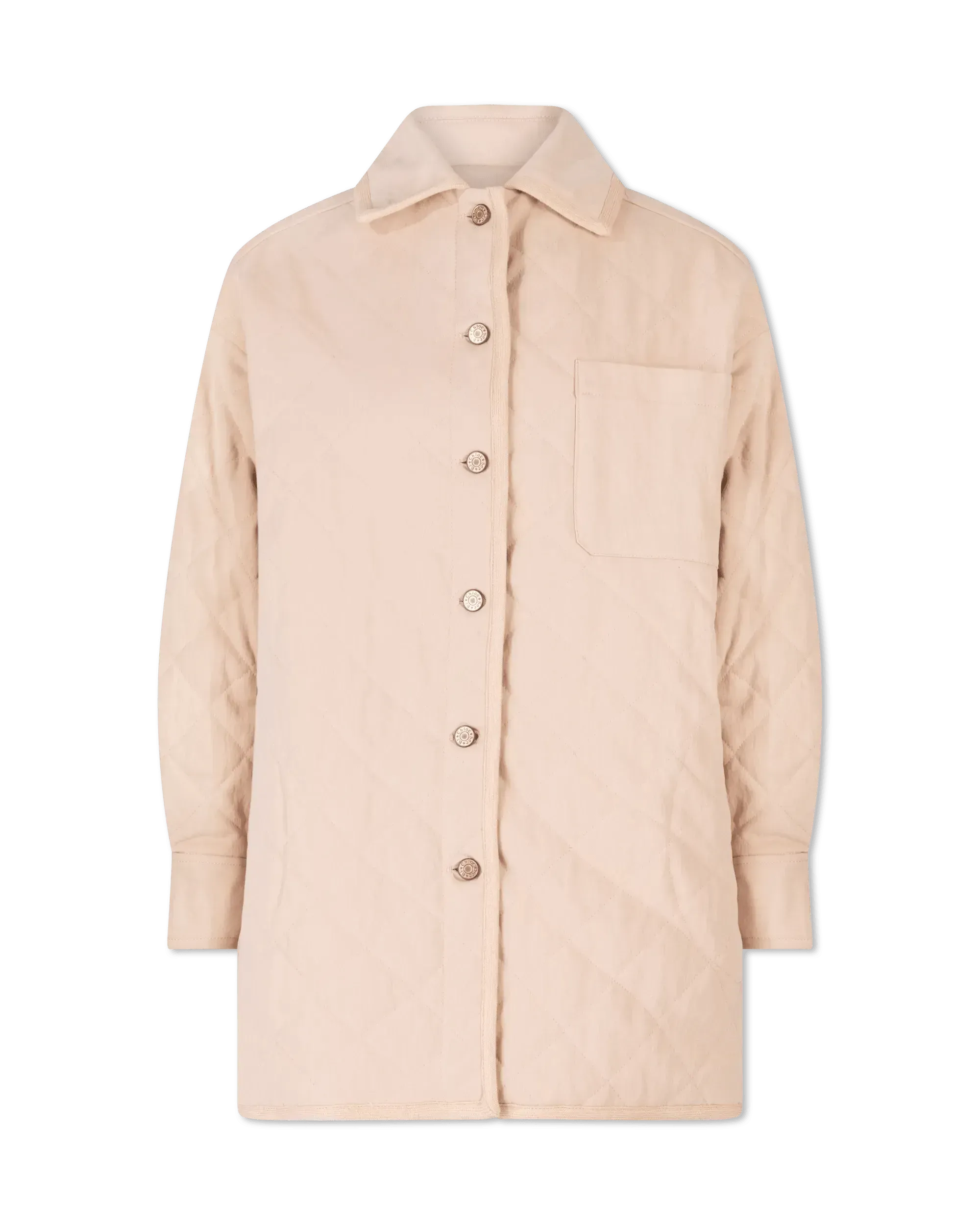 Single Breasted Quilted Coat