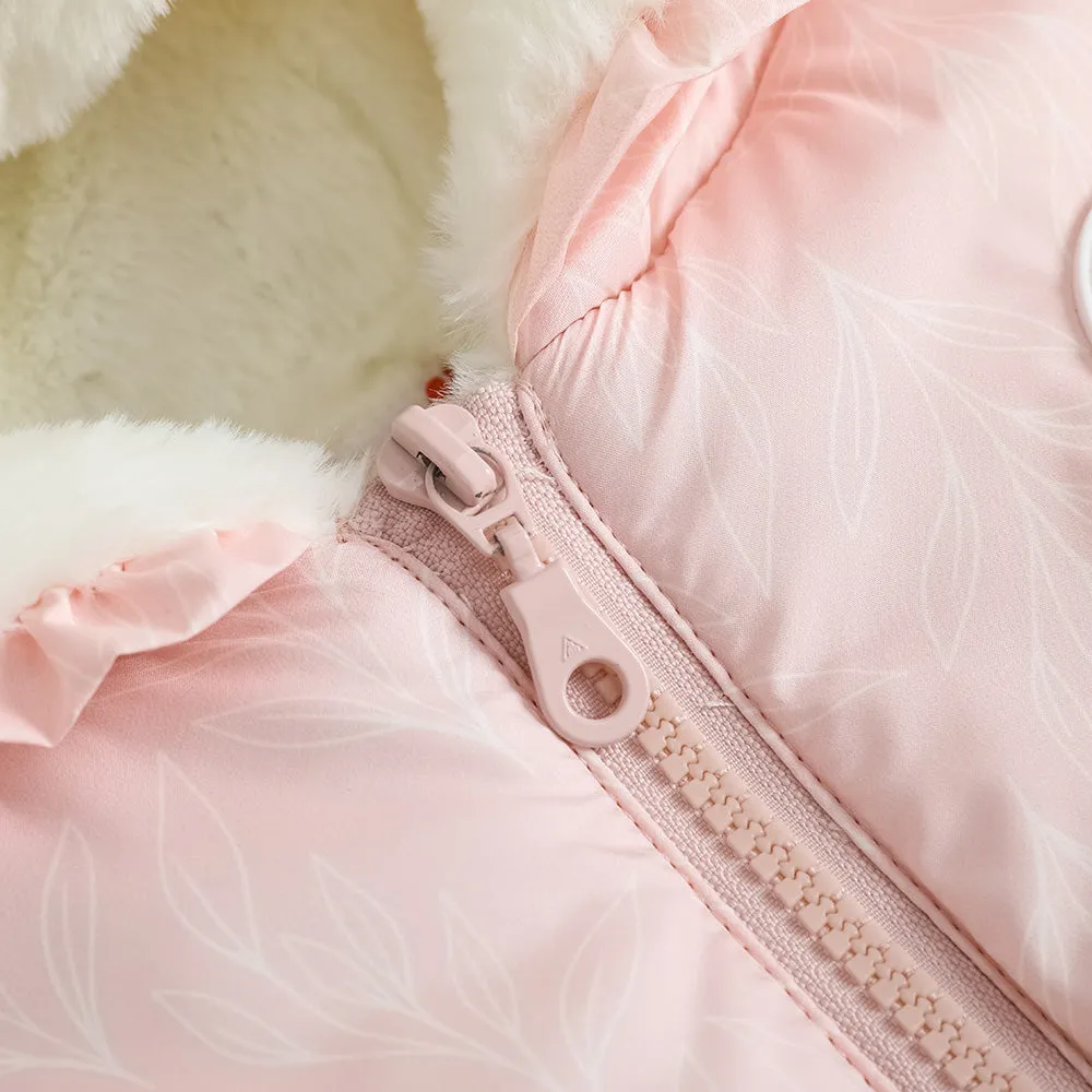 Vauva FW23 - Girls Pink Zip Long Sleeve Coat