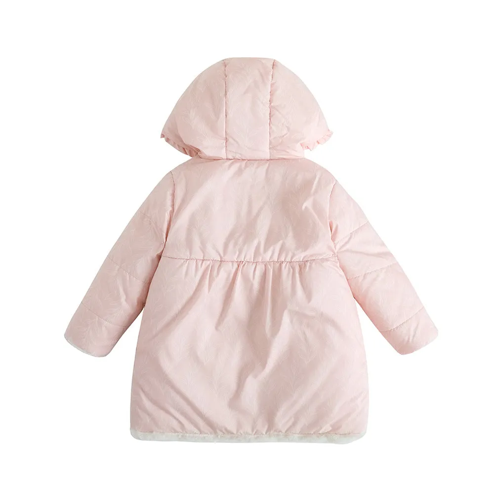 Vauva FW23 - Girls Pink Zip Long Sleeve Coat
